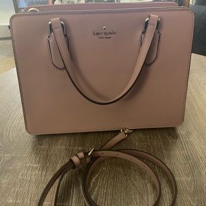 Mauve Kate Spade cross body bag